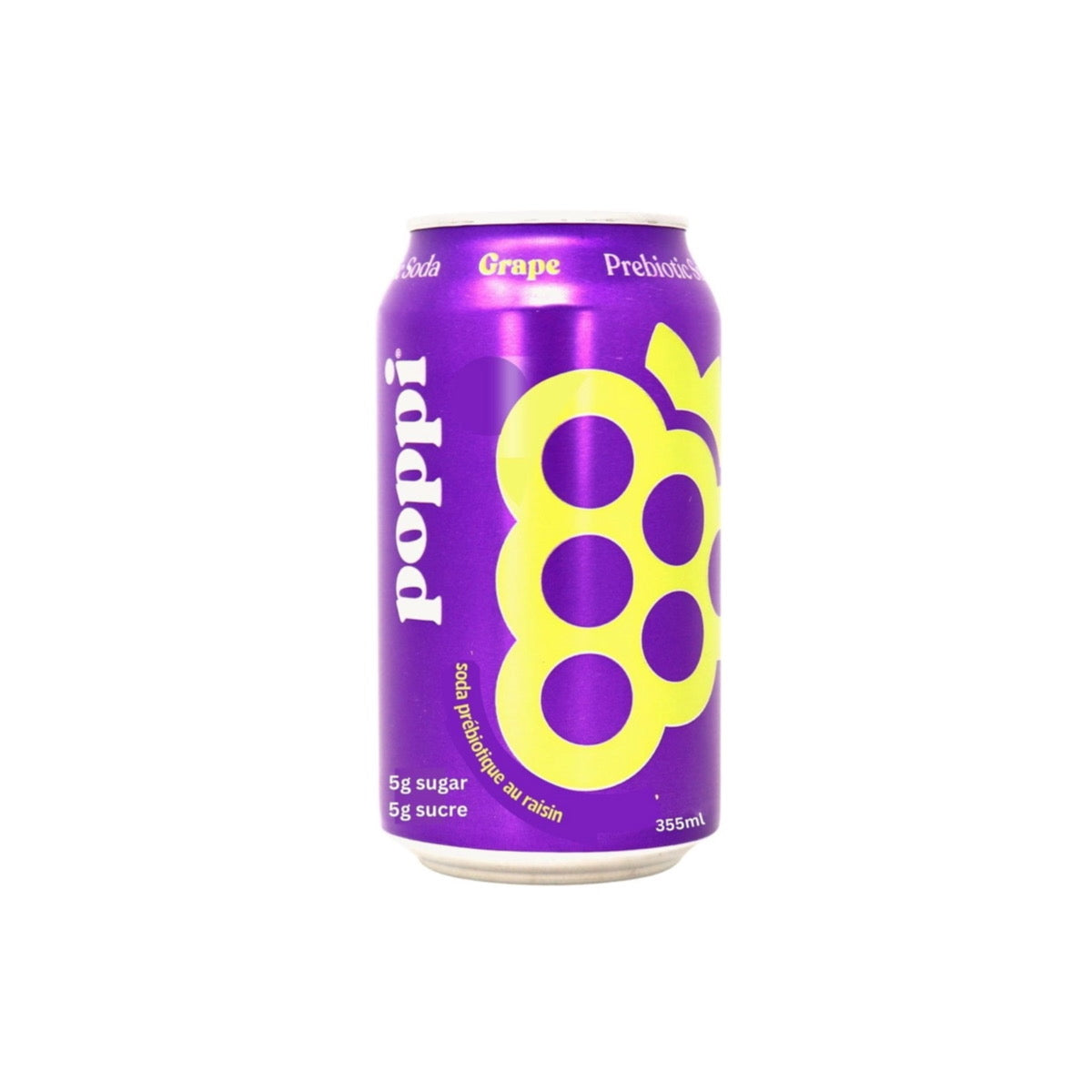Poppi Prebiotic Soda Grape (355ml) - America