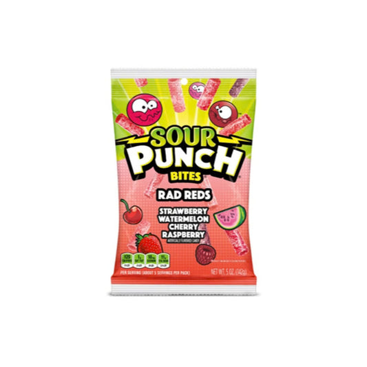 Sour Punch Rad Reds Bites (142g) - America