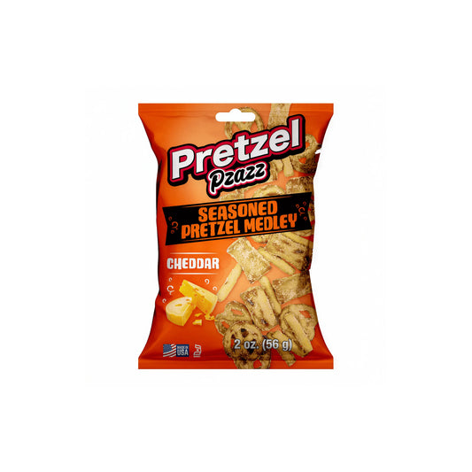 Pretzel Pzazz Cheddar Seasoned Pretzel Medley (56g) - America