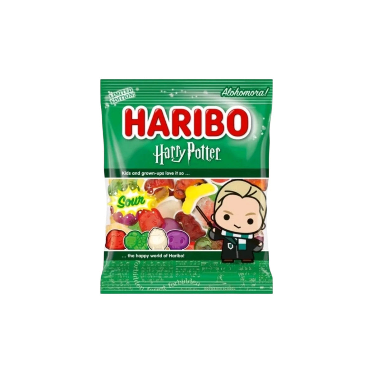 Haribo Harry Potter Draco Malfoy Gummy Candy Peg Bag (160g) - America