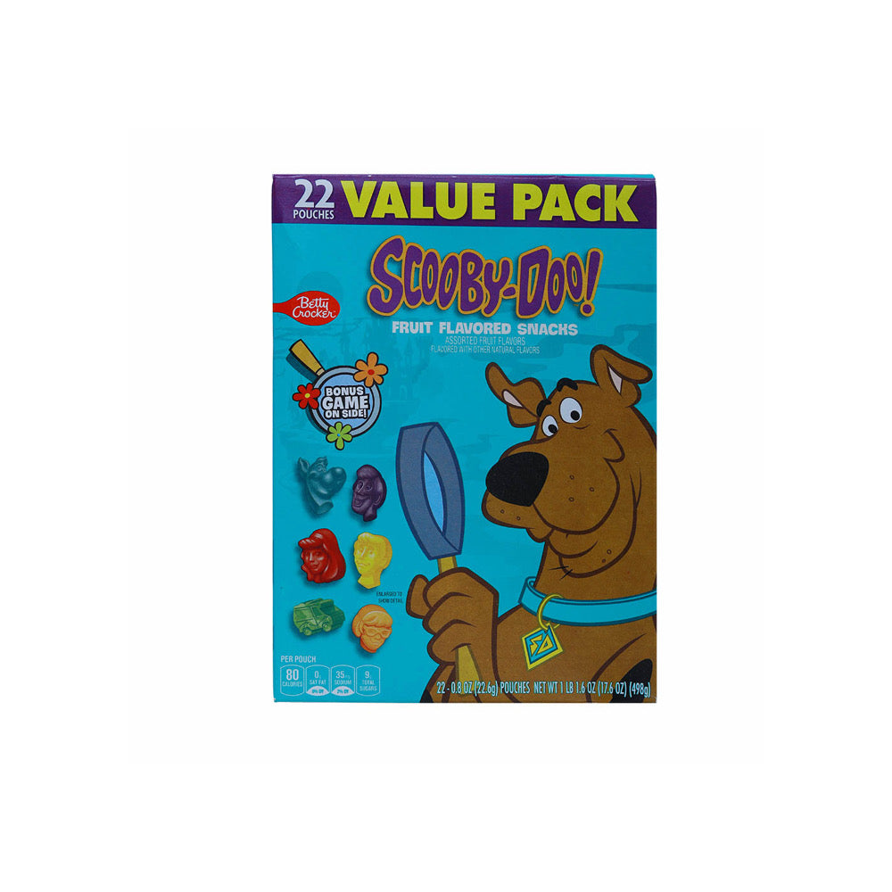 Betty Crocker Scooby-Doo Fruit Snacks 22-Pack (498g) - America