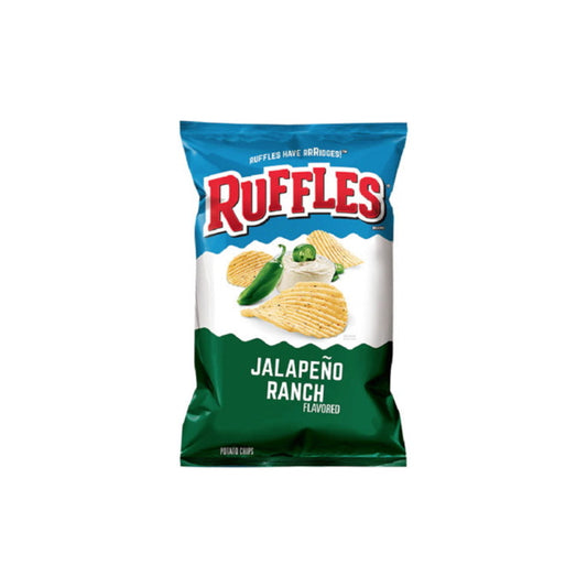 Ruffles Potato Chips Jalapeño Ranch (184g) - America
