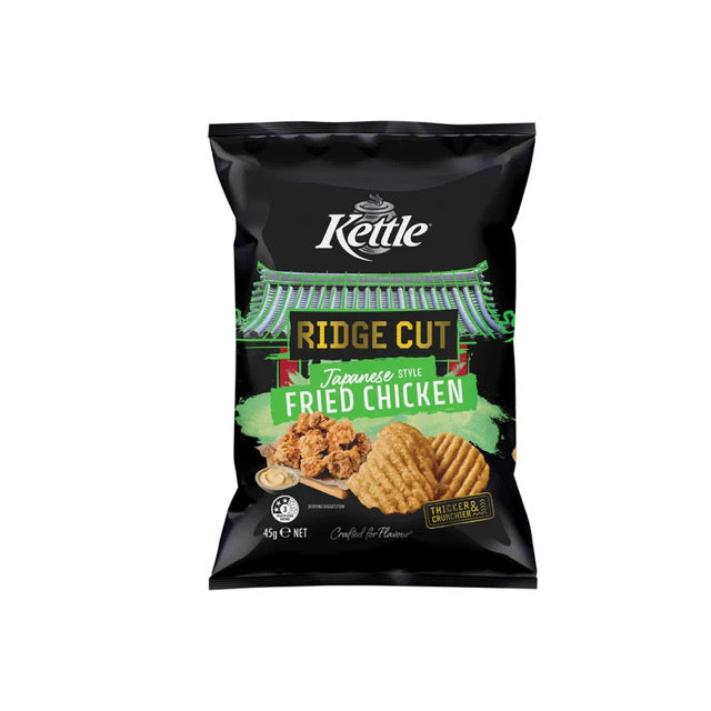 Kettle Ridge Cut Japanese Style Fried Chicken Potato Chips (45g) - Australia