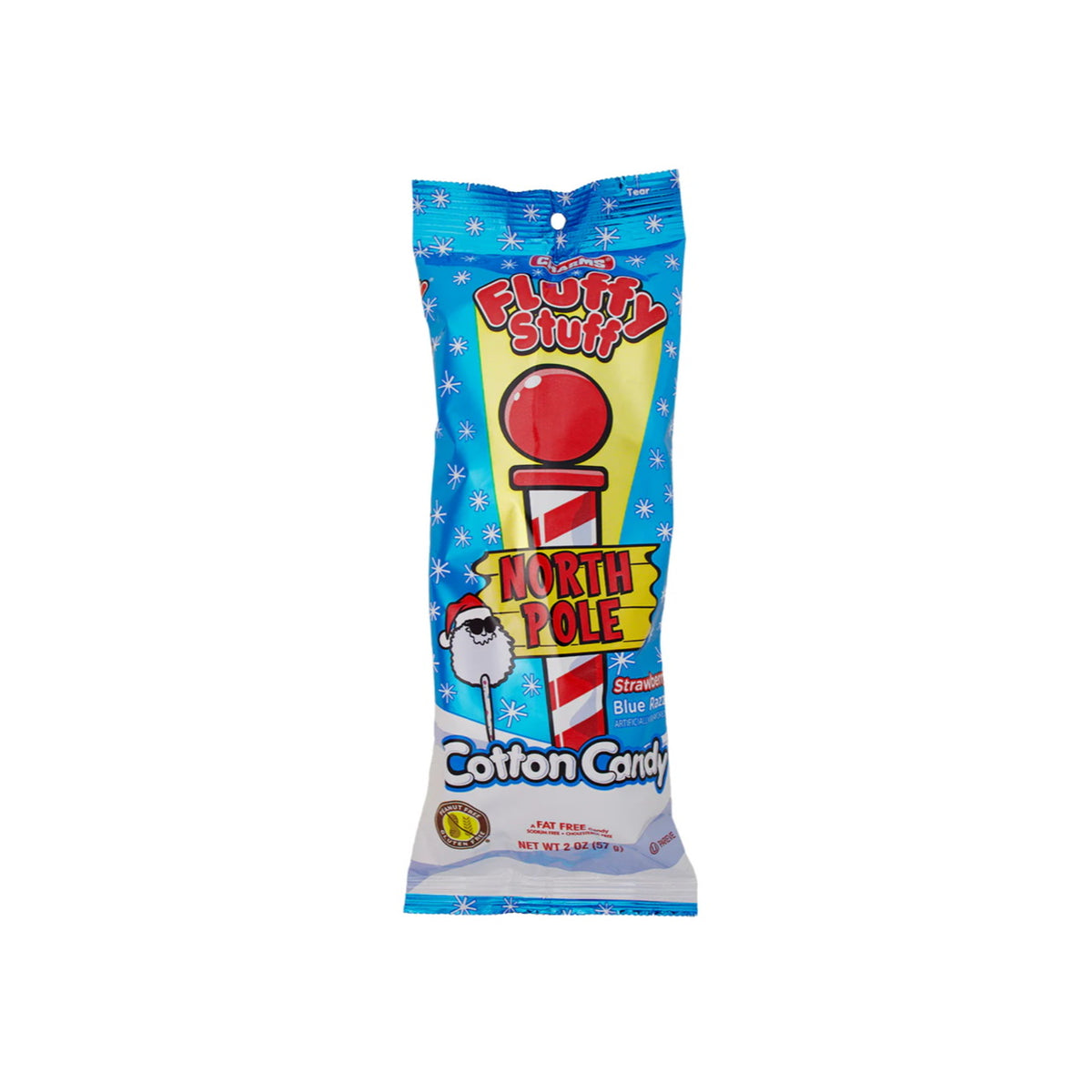 Charms Christmas Fluffy Stuff North Pole Cotton Candy (57g) - America