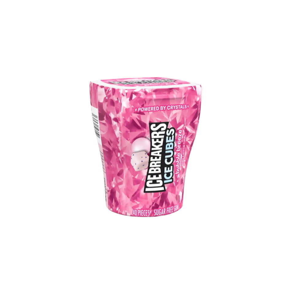 Ice Breakers Ice Cubes Bubble Breeze Sugar Free Gum (92g) - America