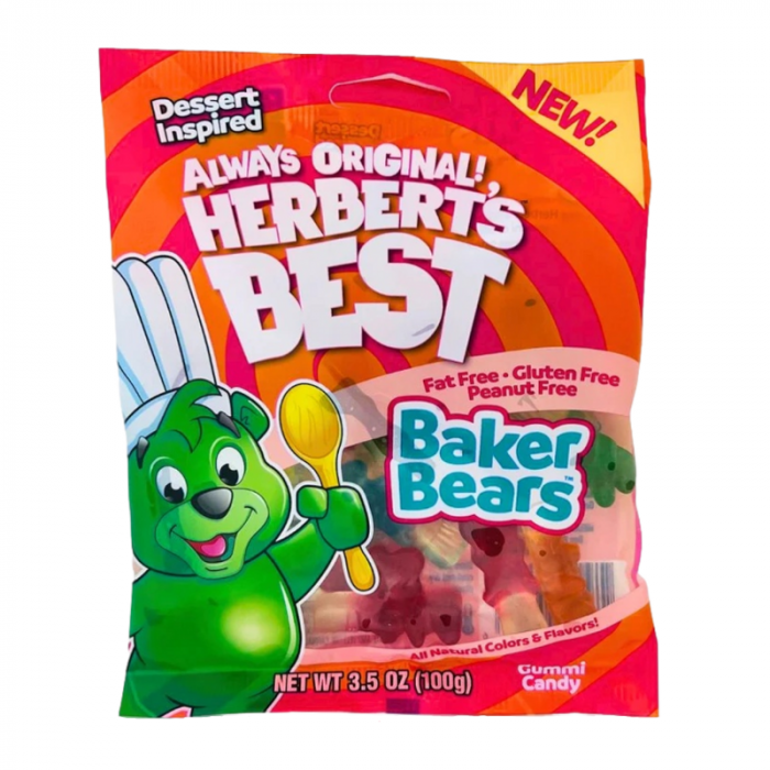 Herbert’s Best Baker Bears (100g) - America BEST BEFORE 06/07/2024