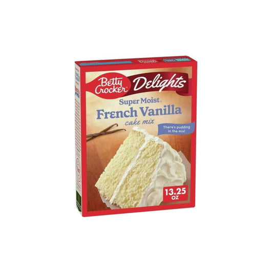 Betty Crocker Super Moist French Vanilla Cake Mix (375g) - America