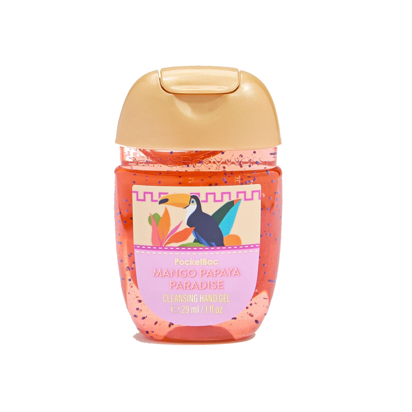 Bath and Body Works Mango Papaya Paradise PocketBac Anti-Bacterial Hand Gel (29ml) - America