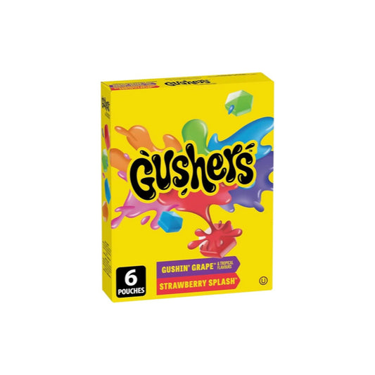 Betty Crocker Gushers Variety Pack Fruit Snacks 6-Pack (138g) - Canada