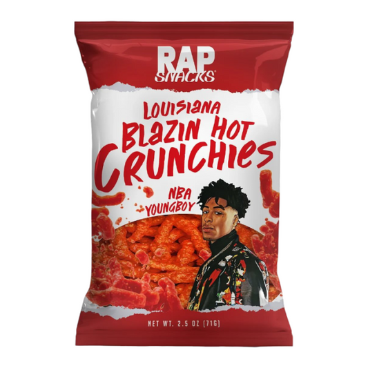 Rap Snacks NBA YoungBoy Blazin Hot Crunchies (99g) - America