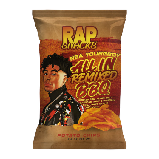 Rap Snacks NBA YoungBoy All In Remix BBQ (71g) - America