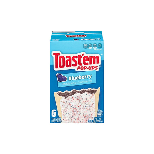 Toast’Em Pop-Ups Blueberry Toaster Pastries 6-Pack (288g) - America