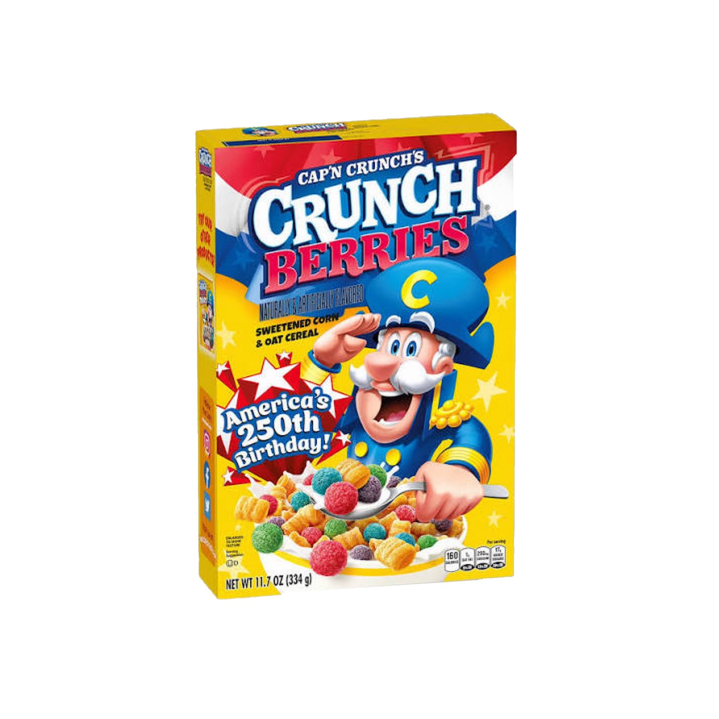 Cap’N Crunch Limited Edition America’s 250th Birthday Berries Cereal (334g) - America