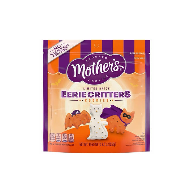 Mother’s Halloween Frosted Eerie Critters Cookies Large Bag (255g) - America