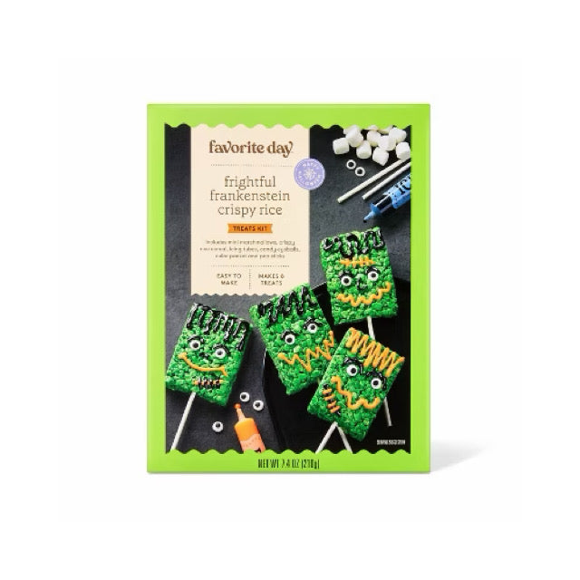 Favorite Day Halloween Frightful Frankenstein Crisped Rice Treat Kit (210g) - America