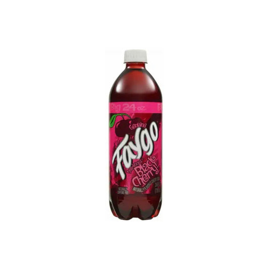 Faygo Black Cherry Soda Bottle (710ml) - America