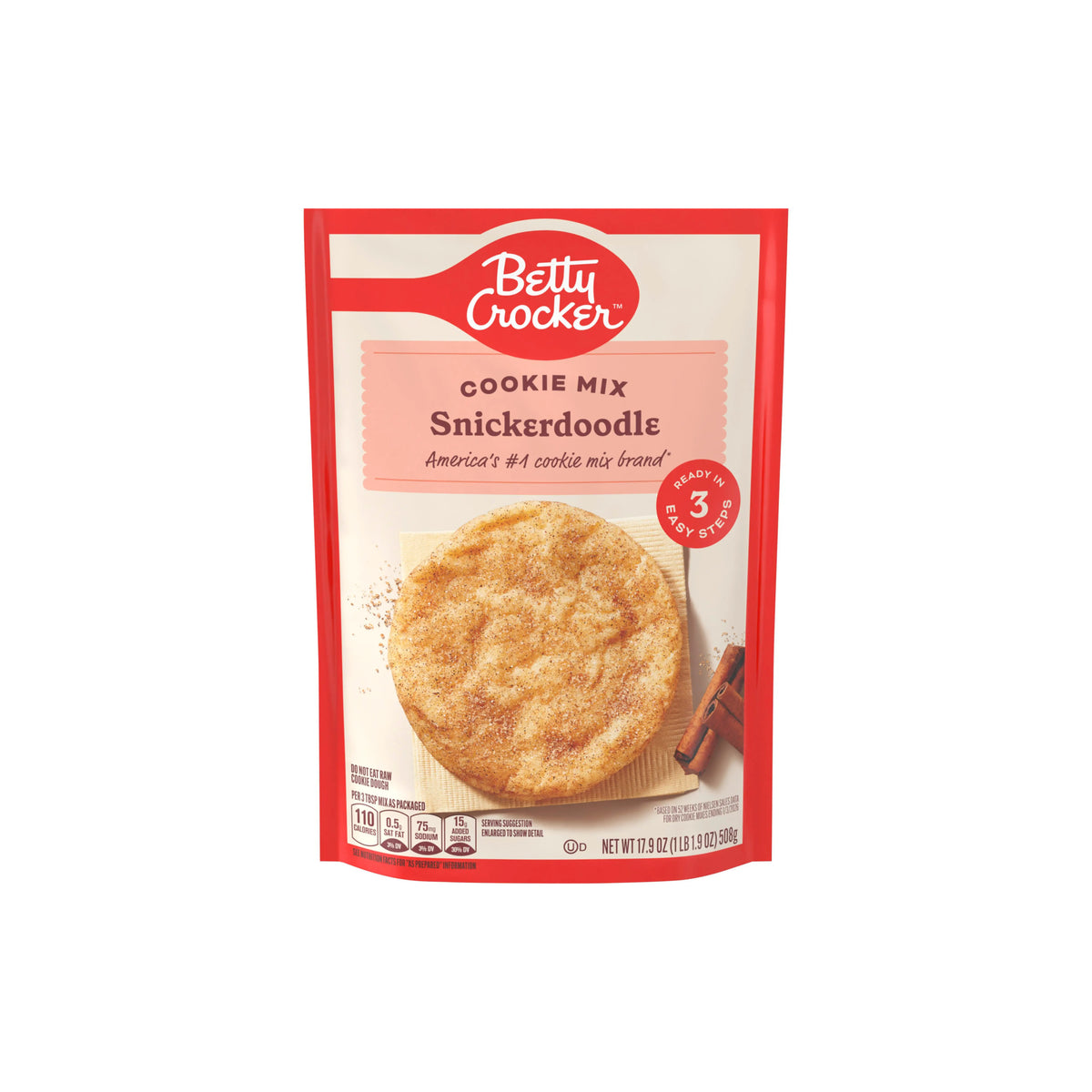 Betty Crocker Halloween Snickerdoodle Cookie Mix (508g) - America