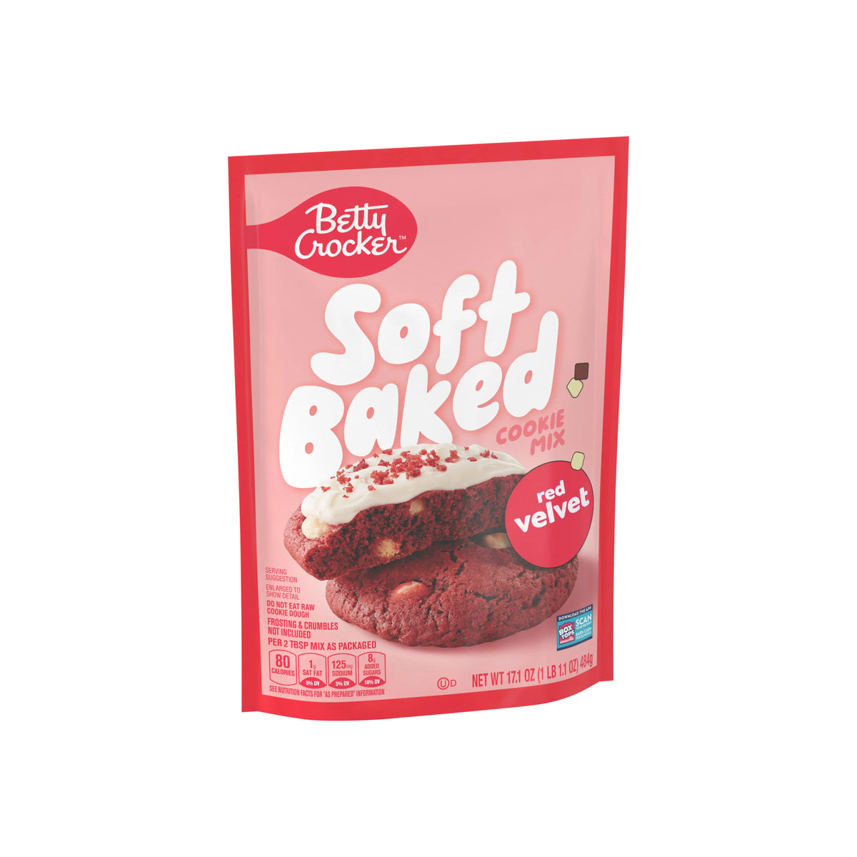 Betty Crocker Red Velvet Soft Baked Cookie Mix (484g) - America