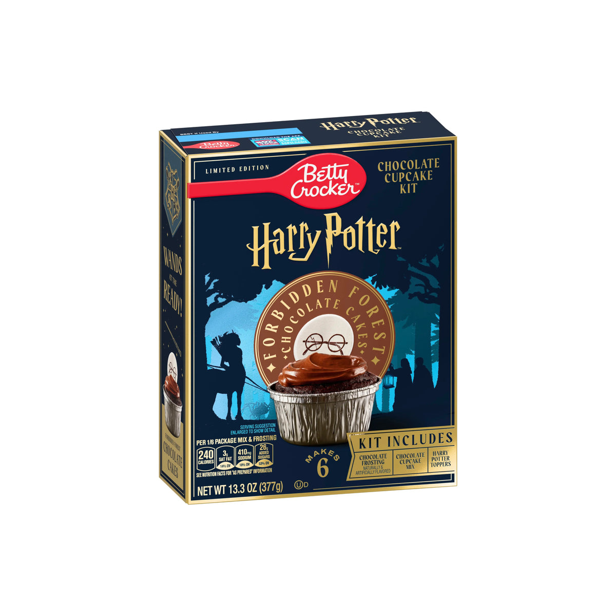 Betty Crocker x Harry Potter Limited Edition Forbidden Forest Chocolate Cupcake Kit (377g) - America