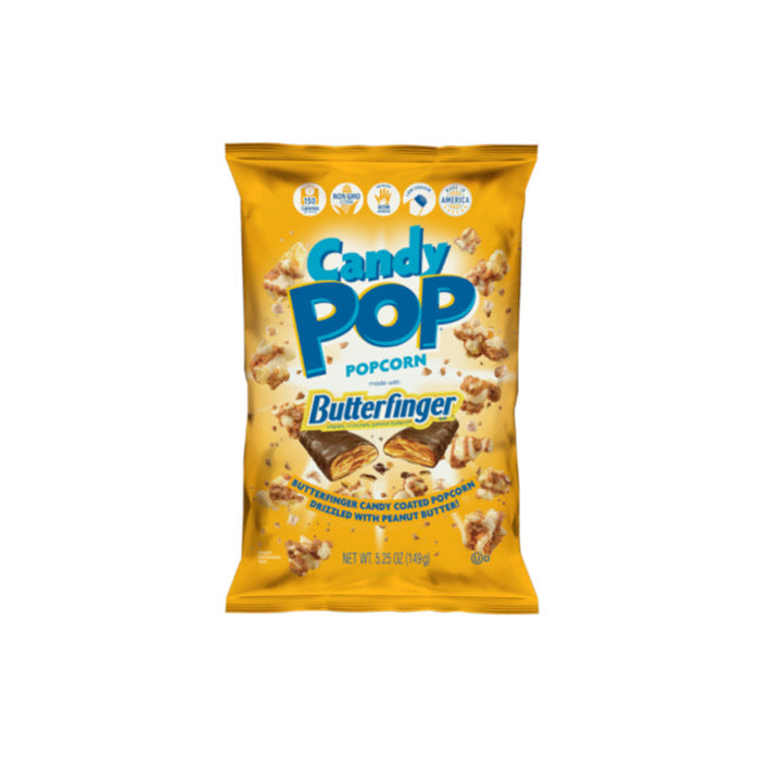 Candy Pop Butterfinger Popcorn Large Bag (149g) - America