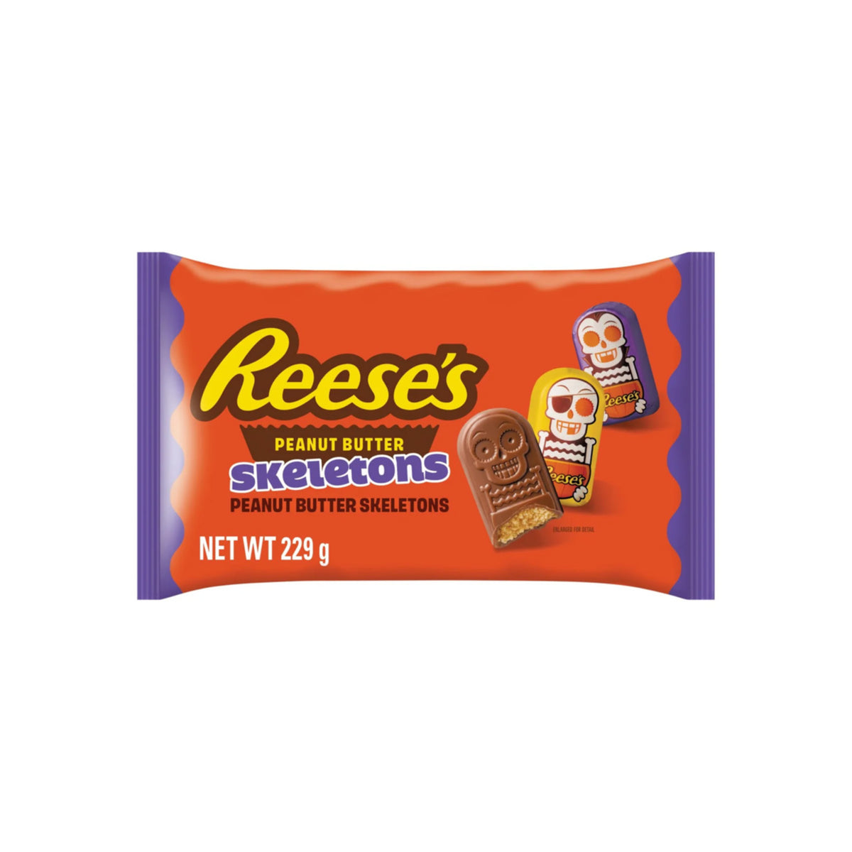 Reese’s Halloween Peanut Butter Skeletons Large Bag (229g) - America