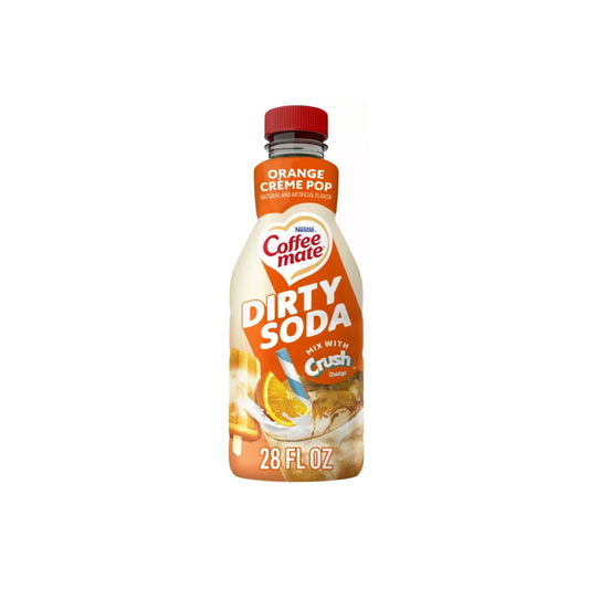 Coffee Mate Dirty Soda Crush Orange Cream Pop (828ml) - America BEST BEFORE 29TH SEPTEMBER 2025