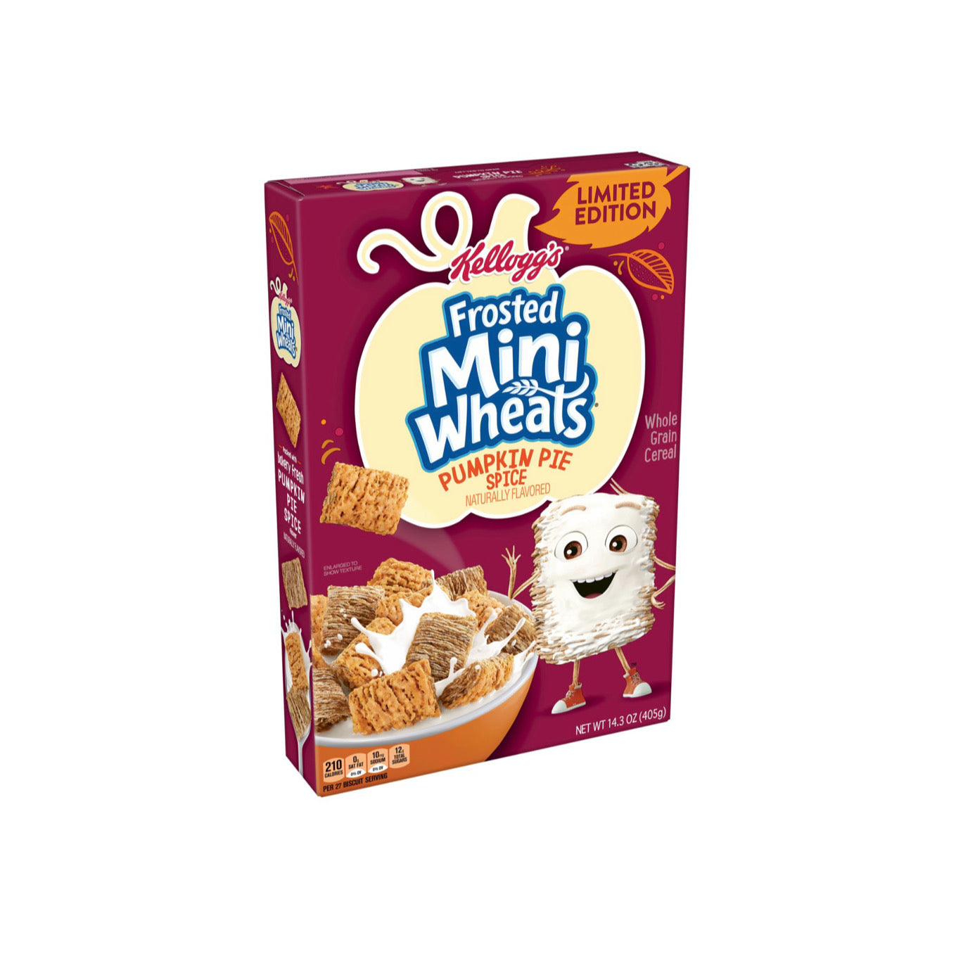 Kelloggs Frosted Mini Wheat’s Pumpkin Pie Spice (567g) - America