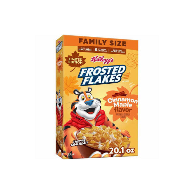 Kelloggs Frosted Flakes Cinnamon Maple (569g) - America