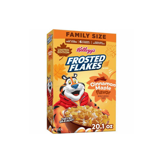 Kelloggs Frosted Flakes Cinnamon Maple (569g) - America
