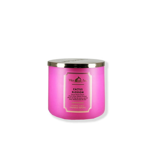 Bath & Body Works White Barn Cactus Blossom 3 Wick Candle - America