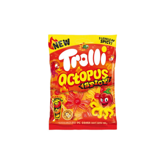 Trolli Spicy Octopus Candy Peg Bag (100g) - Germany