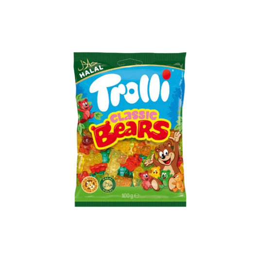 Trolli Classic Bears Candy Peg Bag (100g) - Germany
