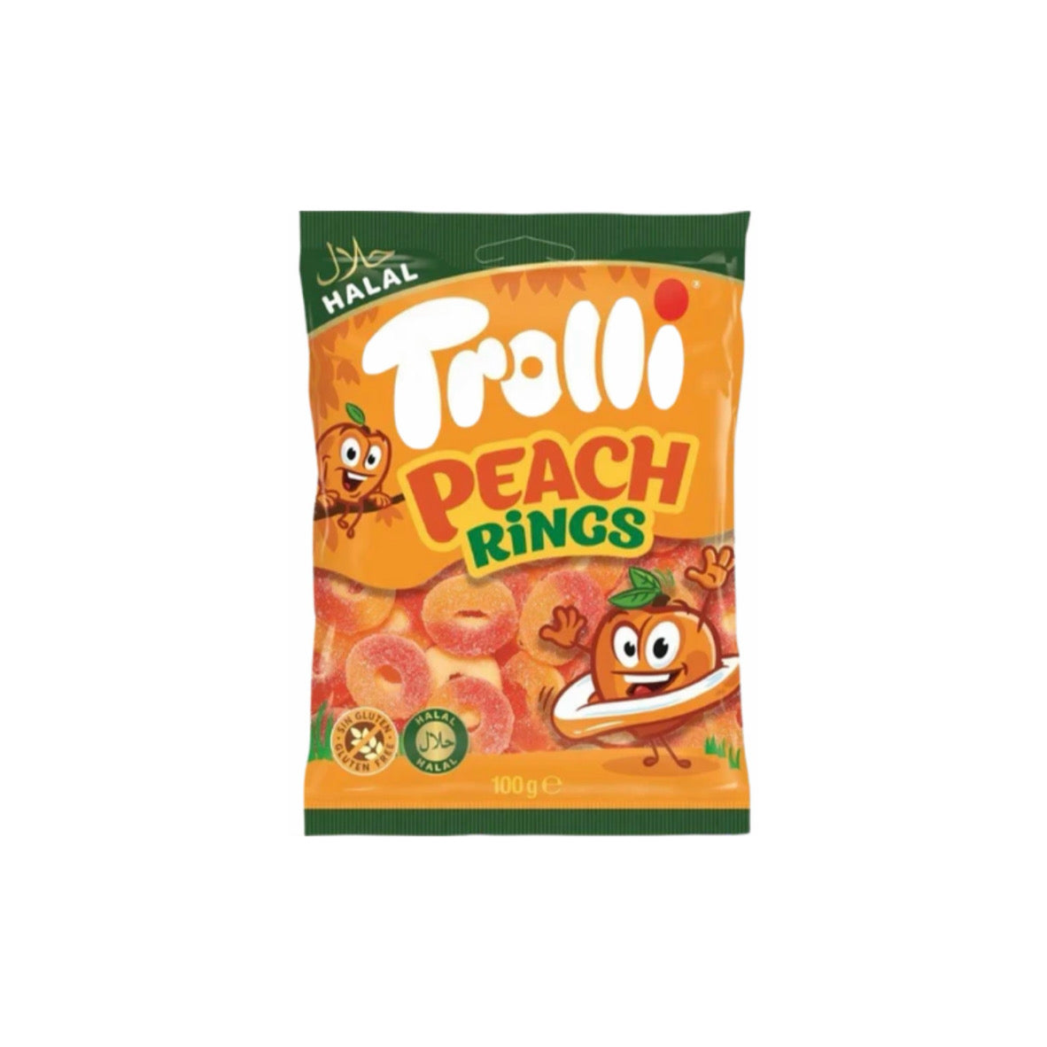 Trolli Peach Rings (100g) - EU