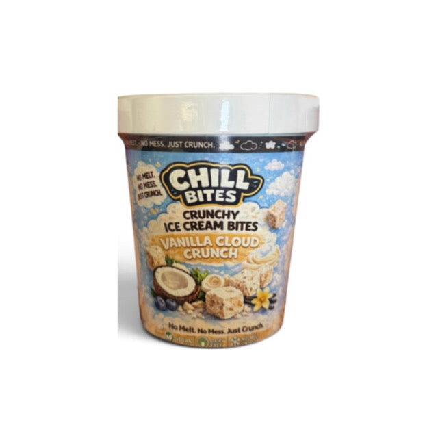 Chill Bites Vanilla Crunchy Ice Cream Bites (50g) - America