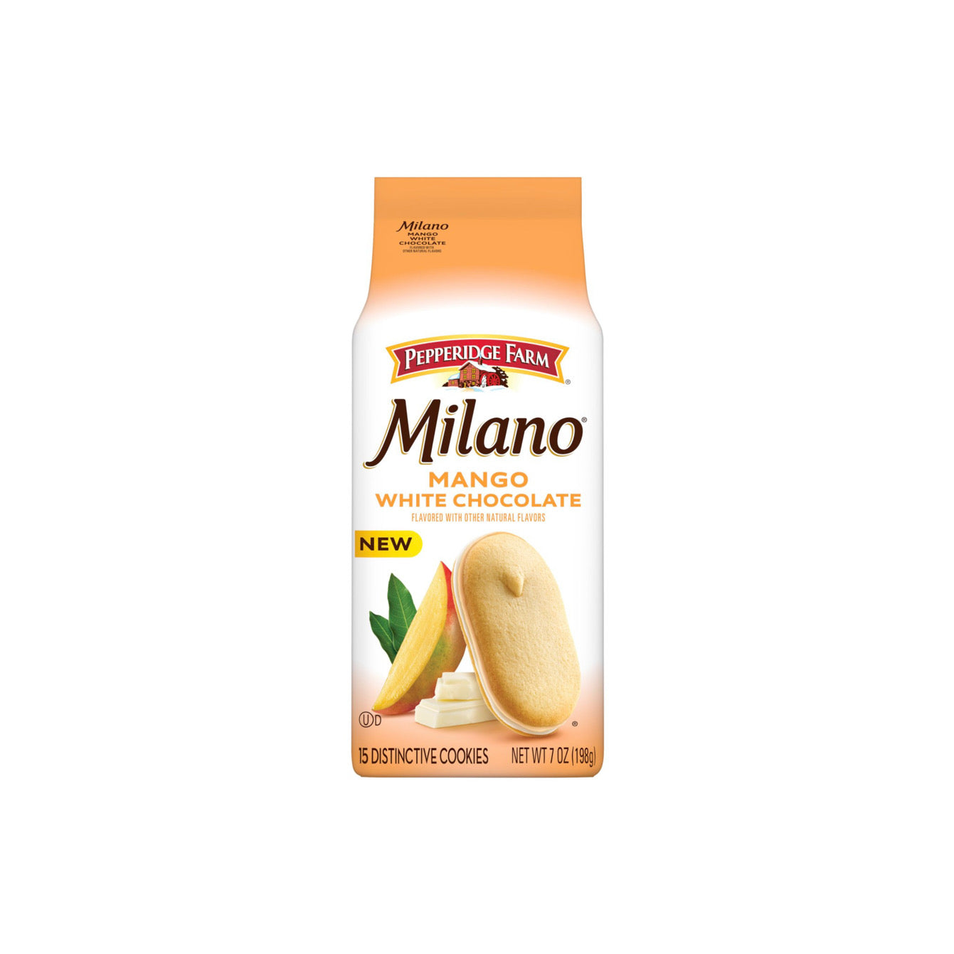 Pepperidge Farm Milano Mango White Chocolate Cookies (198g) - America
