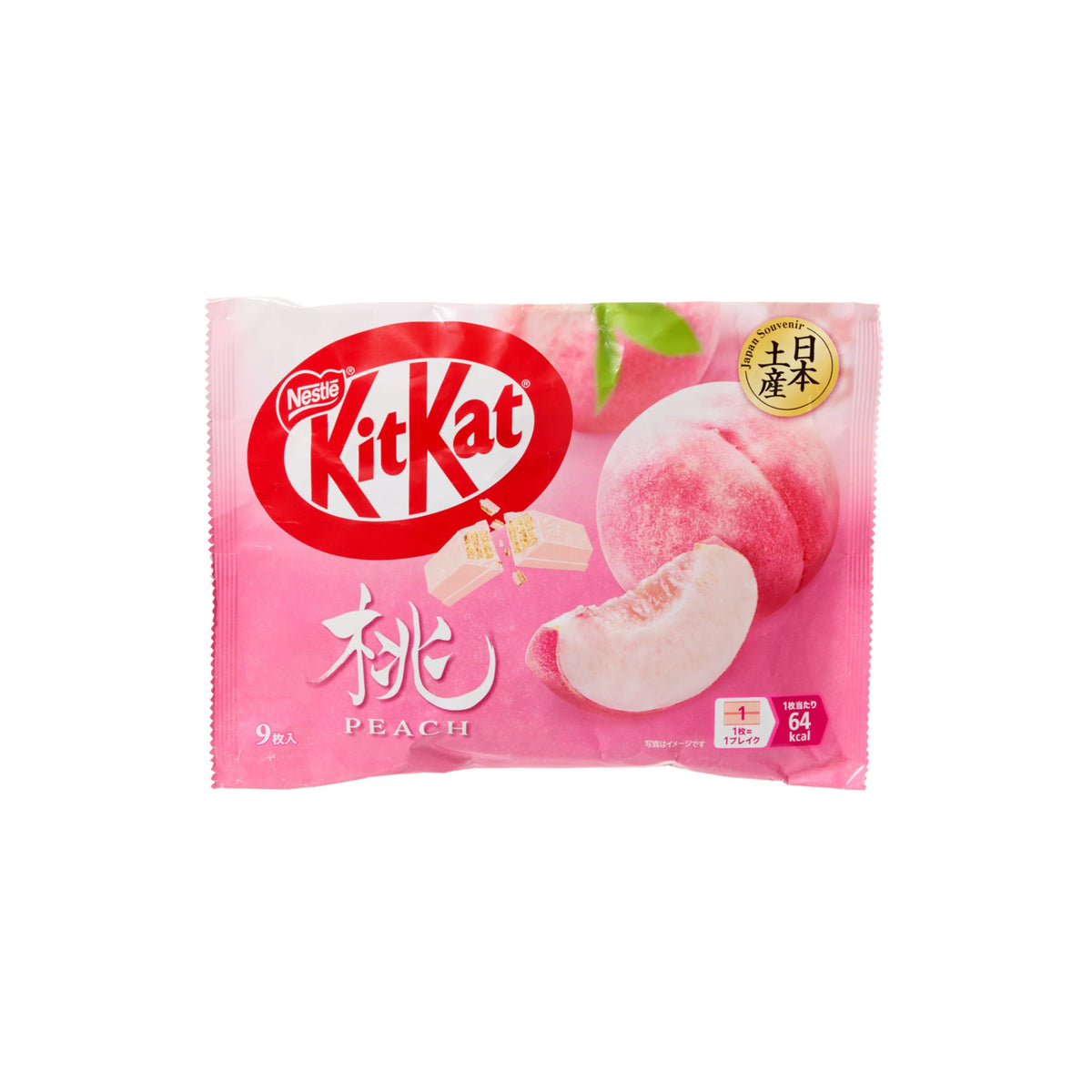 Kit Kat Mini Peach Chocolate Bars 9-Pack (100g) - Japan