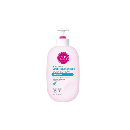 EOS Shea Better 24hr Moisture Body Lotion Fresh & Cozy (473ml) - America