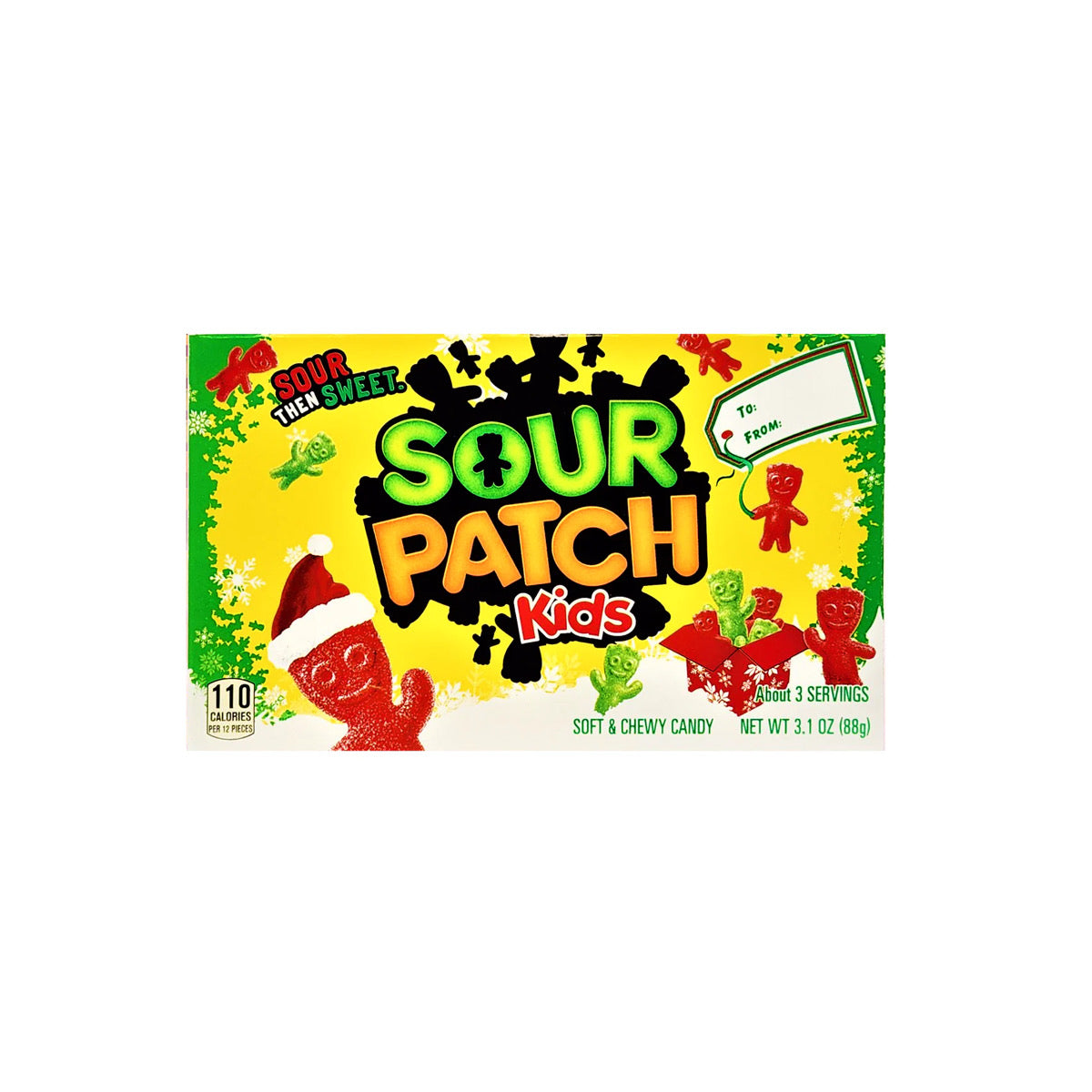 Sour Patch Kids Christmas Edition Theatre Box (88g) - America