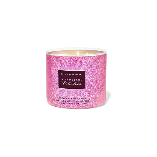 Bath & Body Works A Thousands Wishes Scented 3 Wick Candle (411g) - America