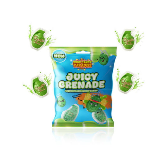 Candy Paradise Juicy Grenade Sour Apple Peg Bag (72g) - America