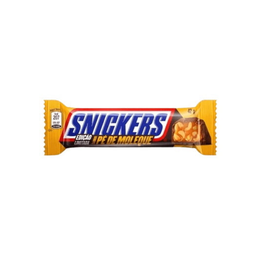 Snickers Peanut Brittle (Pé De Moleque) Chocolate Bar (42g) - Brazil