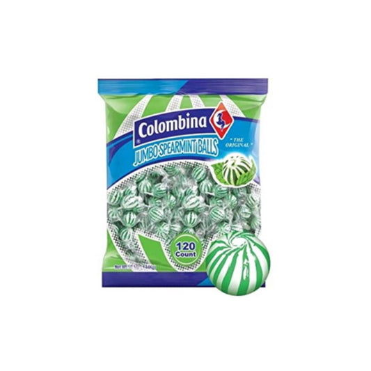 Colombina Jumbo Balls Spearmint 120 Mints (1.2kg) - America