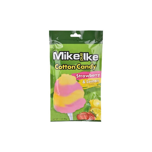 Mike and Ike Strawberry & Lemon Cotton Candy (85g) - America