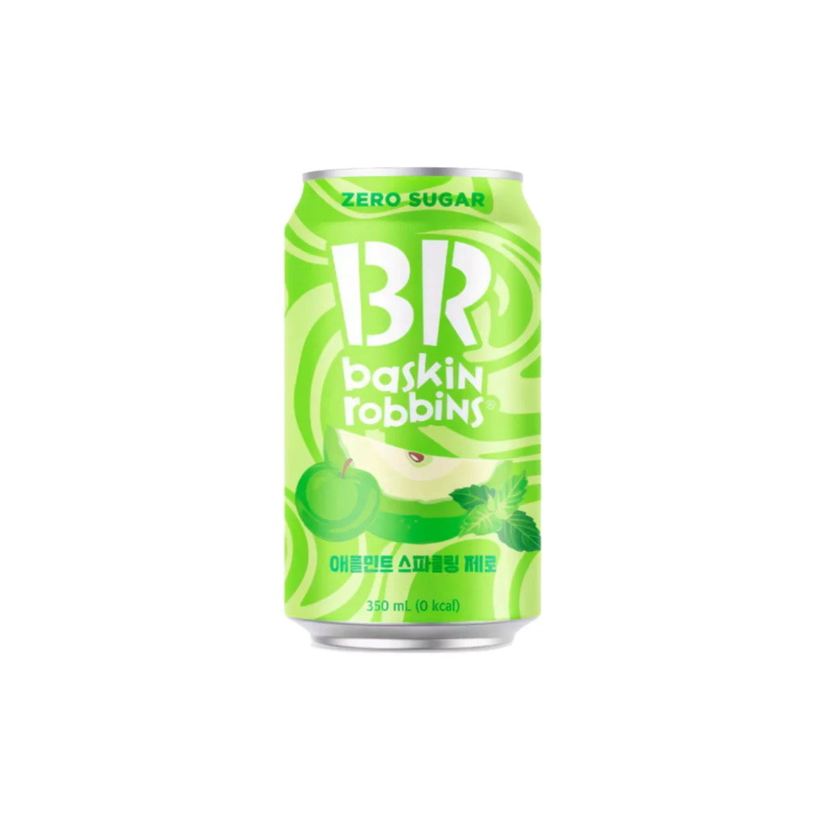Baskin Robbins Apple Mint Sparkling Zero Sugar (350ml) - Korea