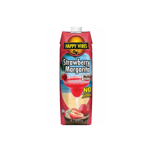 Happy Vibes Mocktail Strawberry Margarita (1ltr) - America