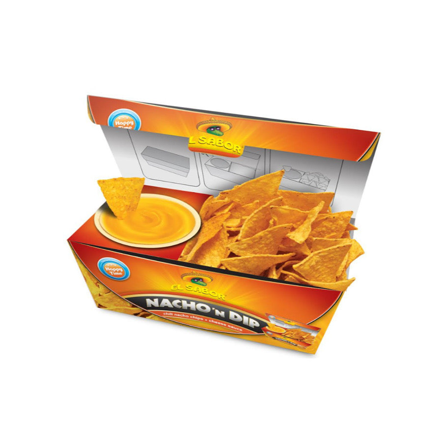 El Sabor Nacho ‘N Dip Chili Nacho Chips & Cheese Sauce (175g) - EU