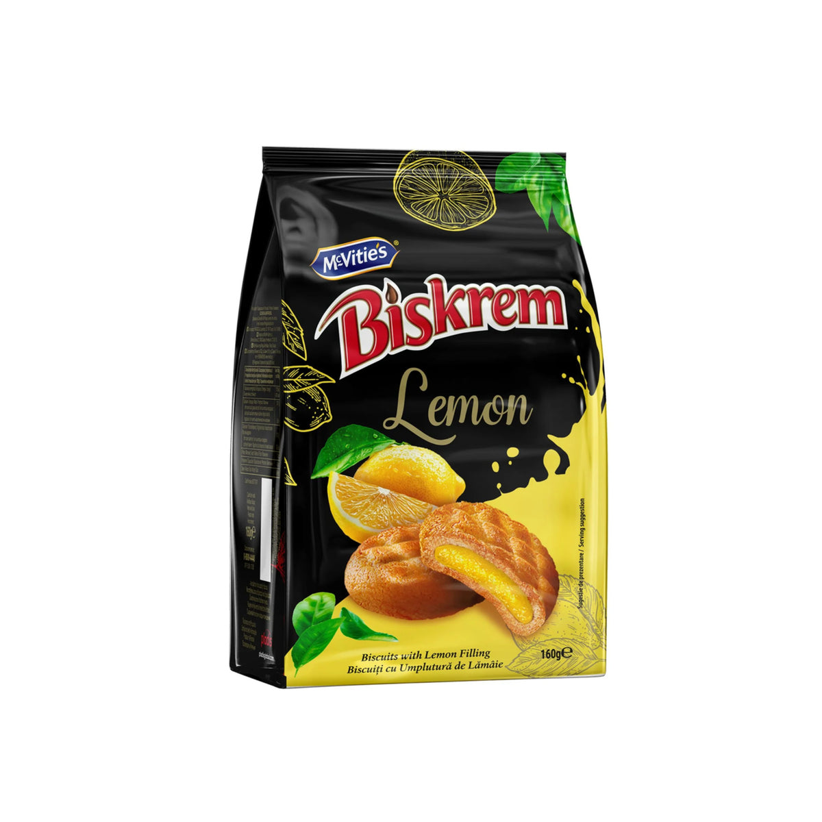 McVitie’s Biskrem Lemon Filled Cookies (160g) - EU