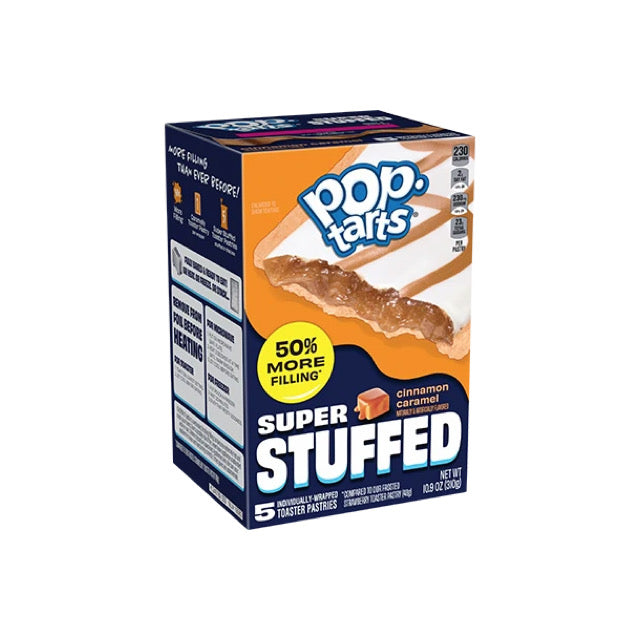 Pop Tarts Super Stuffed Cinnamon Caramel Toaster Pastries 5-Pack (310g) - America