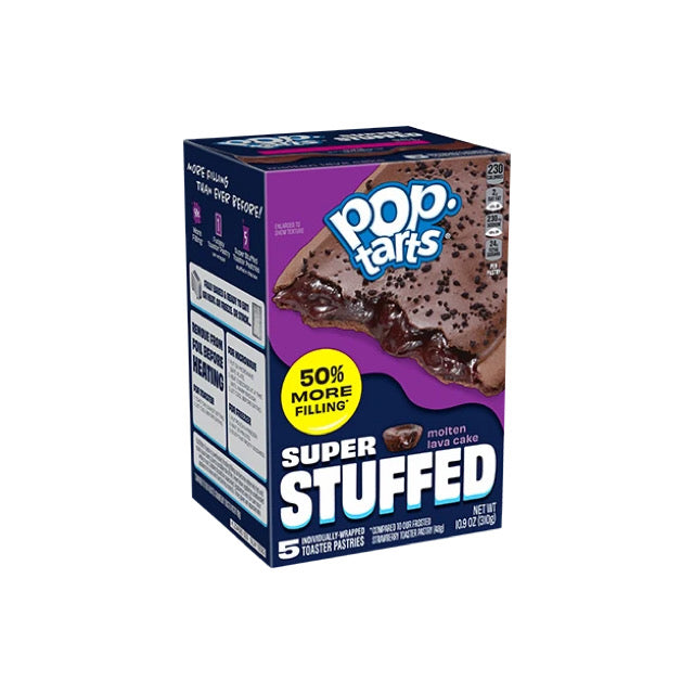 Pop Tarts Super Stuffed Molten Lava Cake Toaster Pastries 5-Pack (310g) - America