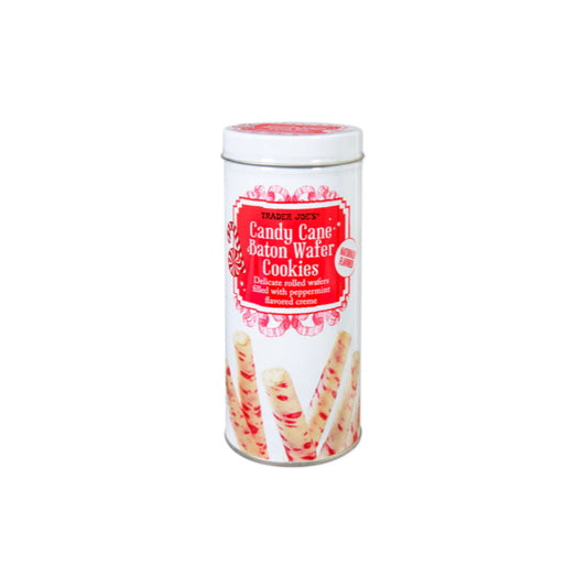 Trader Joe’s Candy Cane Baton Wafer Cookies Tin (142g) - America